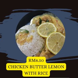 Chicken Butter Lemon With Rice